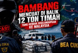 Bea Cukai Cegat Kapal Cepat di Perairan Natuna: Nakhoda Tersangka, Nama Bambang Mencuat Pemilik 12 Ton Timah!