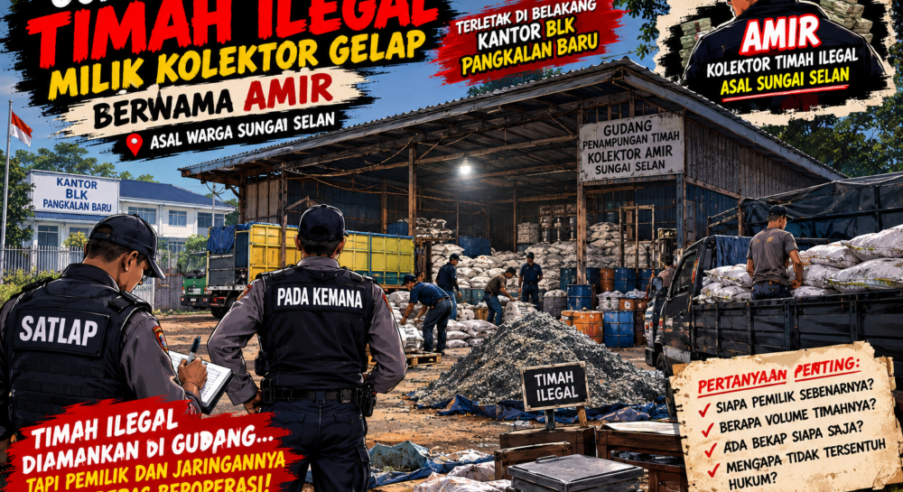 Gudang Timah Ilegal