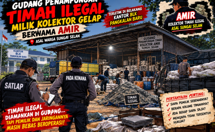 Gudang Timah Ilegal